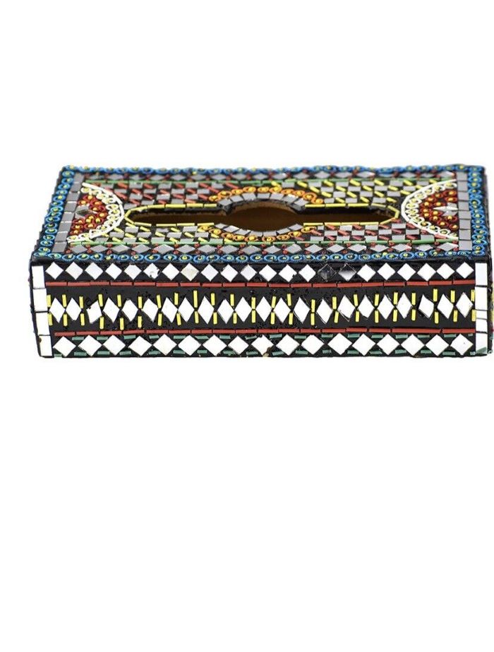 Tissue Box Shisha Moti Craft Decorative Accent Office table Decor Accent